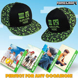 Minecraft Baseball Cap Boys Sun Hat Lightweight Adjustable Strap Snapback Creeper Kids