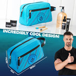 Manchester City F.C. Toiletry Bags for Men, Hanging Wash Bag with Zipped Pocket - Get Trend