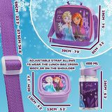 Get Trend Disney Frozen Lunch Bag Set for Kids 3 Pcs with Snack Lunch Box