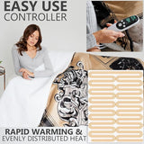 Harry Potter Electric Blanket 130x160cm, Single Size Soft & Luxurious Sherpa Fleece Heated Blanket - Get Trend