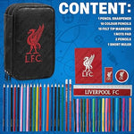 Liverpool F.C. Pencil Case Filled with Stationery Set School Supplies Pen Case - Get Trend