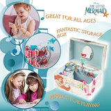 Disney Princess Ariel Jewellery Box Musical Wind Up Spinning Figure Memory Box