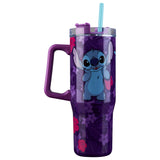 Disney Stitch Insulated Tumbler Travel Mug 940ml/33oz Water Bottle with Straw & Handle - Get Trend