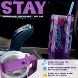 Disney Stitch Insulated Tumbler Travel Mug 940ml/33oz Water Bottle with Straw & Handle - Get Trend