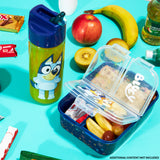 Bluey Kids Lunchbox with Compartments and Water Bottle for Preschool, Nursery