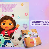 Gabby's Dollhouse Fleece Bed Blanket for Kids Super Soft Blanket Fleece Throws 150 x 130cm Warm Blankets - Gifts for Girls - Get Trend