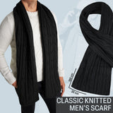 CityComfort Mens Knitted Scarf, Soft Cosy Winter Neck Scarf - Gifts for Men