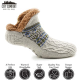CityComfort Slipper Socks for Men & Teens Size 6–9.5, Cozy Non Slip Socks