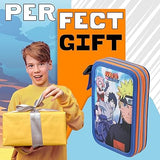 Naruto Pencil Case with Stationery Included School Supplies Filled Large Pencil Case