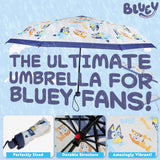 Bluey Kids Folding Umbrella, Telescopic Lightweight Umbrella - Get Trend