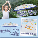 Bluey Kids Folding Umbrella, Telescopic Lightweight Umbrella - Get Trend