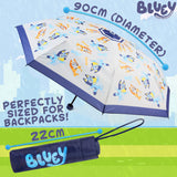 Bluey Kids Folding Umbrella, Telescopic Lightweight Umbrella - Get Trend