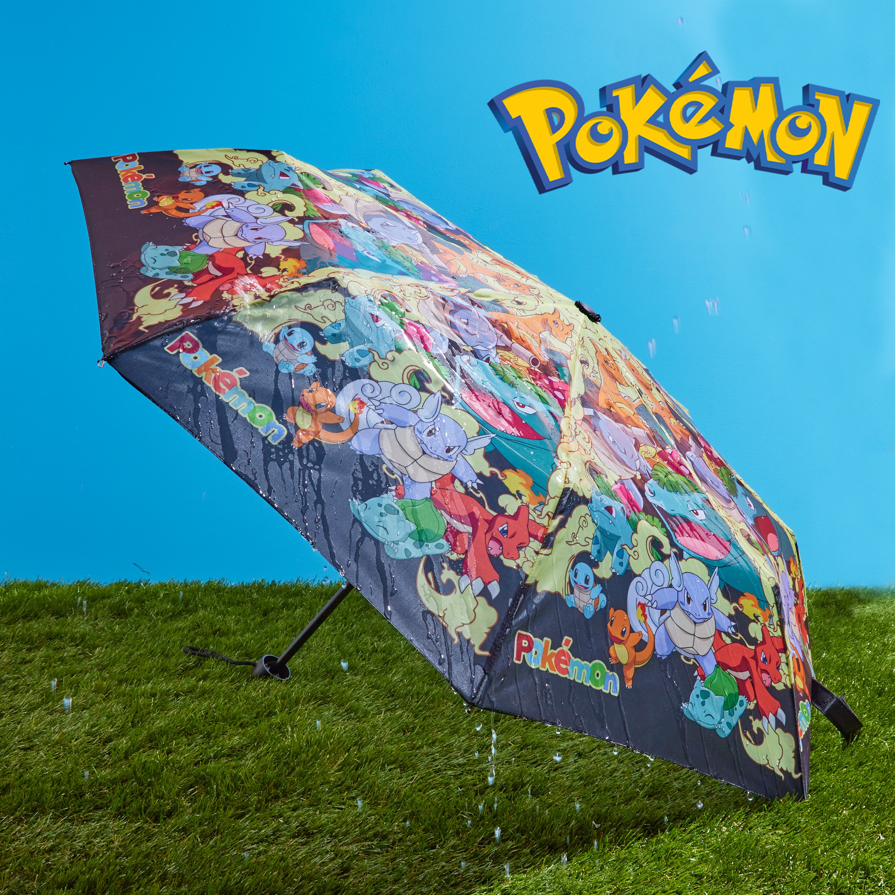 Pokemon Folding Umbrella, Telescopic Lightweight Umbrella - Get Trend