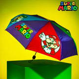 Super Mario Folding Umbrella, Telescopic Lightweight Umbrella - Travel Accessories