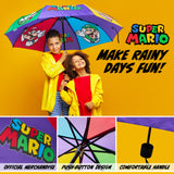 Super Mario Folding Umbrella, Telescopic Lightweight Umbrella - Travel Accessories