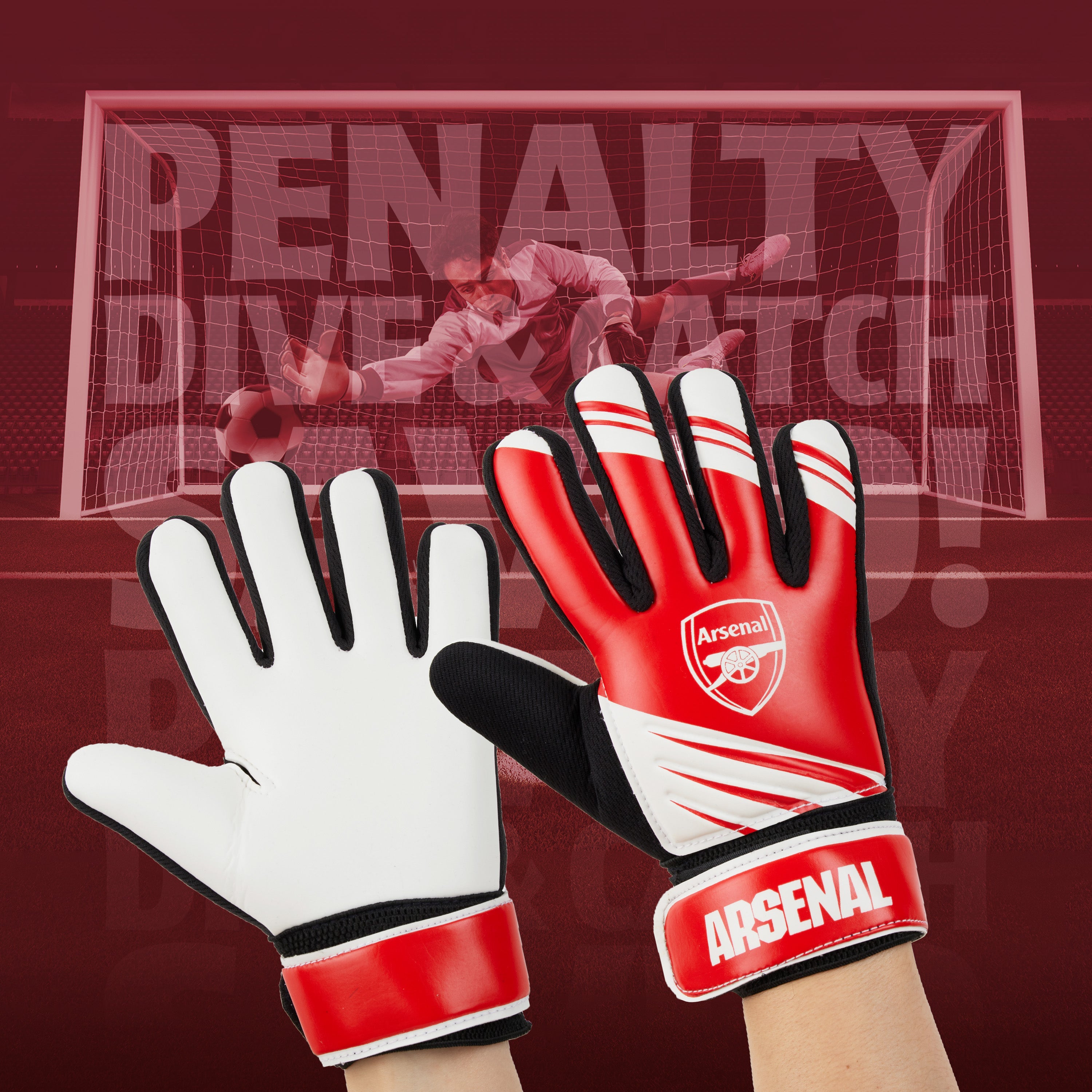 Arsenal F.C. Goalkeeper Gloves for Kids Teenagers
