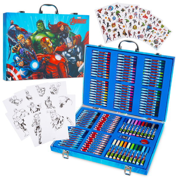 Marvel Avengers Art Set for Kids Colouring Pens Colouring Pencils - Multi Avengers - Get Trend