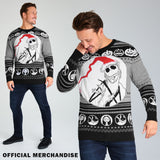 Disney Mens Christmas Jumper Crew Neck with Long Sleeves, Warm Cosy Xmas Jumper - Gifts for Men