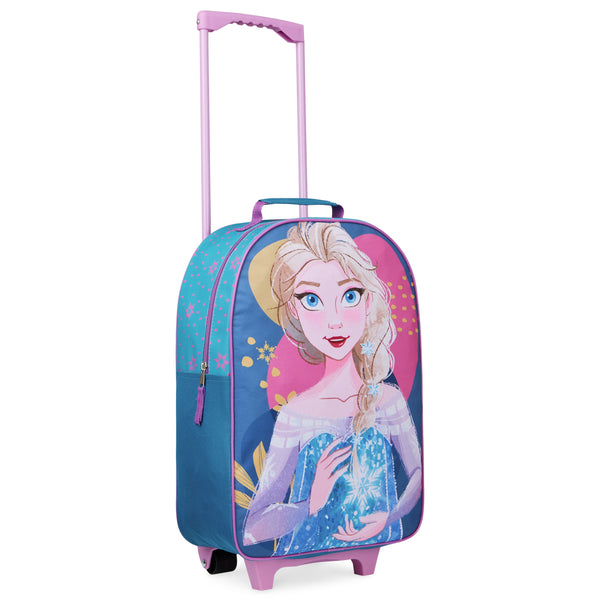 Disney Elsa Suitcase for Girls Carry On Travel Bag with Wheels  - Frozen - Get Trend