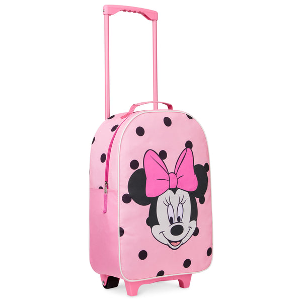 Disney Suitcase for Girls, Carry On Minnie Mouse Travel Bag with Wheels - Get Trend
