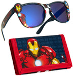 Marvel Boys UV Protection Sunglasses and Trifold Wallet Set - Avengers - Get Trend