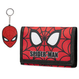 Marvel Boys Wallet and Keyring Gift Set - Red Spiderman - Get Trend