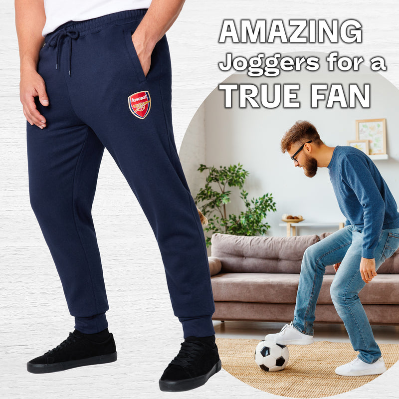 Arsenal F.C. Mens Sweatpants with 2 Pockets and Cuffed Ankles - Get Trend