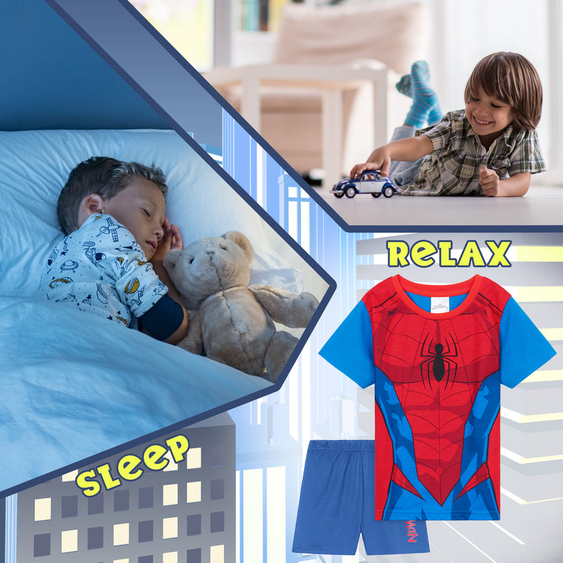 Marvel Boys Pyjamas, Spiderman Boys Pyjamas - Get Trend