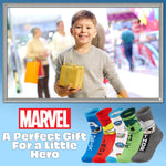 Marvel Spiderman Socks Boys 5 Pack Teens Soft Calf Length Socks - Get Trend