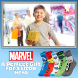 Marvel Spiderman Socks Boys 5 Pack Teens Soft Calf Length Socks - Get Trend