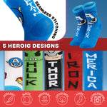 Marvel Spiderman Socks Boys 5 Pack Teens Soft Calf Length Socks - Get Trend
