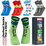 Marvel Spiderman Socks Boys 5 Pack Teens Soft Calf Length Socks - Get Trend