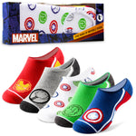 Marvel Boys No-Show Socks – Pack of 5 Avengers 7