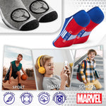 Marvel Boys No-Show Socks – Pack of 5 Avengers