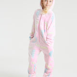 CityComfort Glow in The Dark Onesie Kids Onesies for Girls Rainbow Unicorn Pyjamas - Get Trend