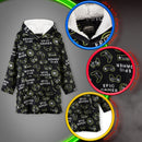 CityComfort Fleece hoodie voor volwassenen en tieners - warme gezellige ski-hoodie grote zak maat S-2XL skiën wandelen outdoor activiteiten, Meerkleurig, M CityComfort Fleece hoodie voor volwassenen en tieners - warme gezellige ski-hoodie grote zak maat S-2XL skiën wandelen outdoor activiteiten, Meerkleurig, M