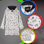 CityComfort Hoodie Blanket for Kids & Teenagers Fleece Wearable Blanket Warm Gamer Football Oversized Hoodie with Sherpa Hood Loungewear Gaming Gifts - Get Trend