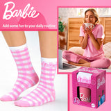 Barbie Mug and Socks Gift Set for Women, Calf Socks and Ceramic Mug - Women's Gifts