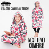 CityComfort Girls Oversized Blanket Hoodie Kids Fleece Fluffy Hoodies