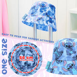 Disney Stitch Girls Bucket Hat, Sun Hat for Kids Beach Summer Holiday Essentials