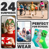 Minecraft Socks Advent Calendar 2024, Creeper Countdown Calendar for Gamers