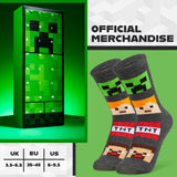 Minecraft Socks Advent Calendar 2024, Creeper Countdown Calendar for Gamers