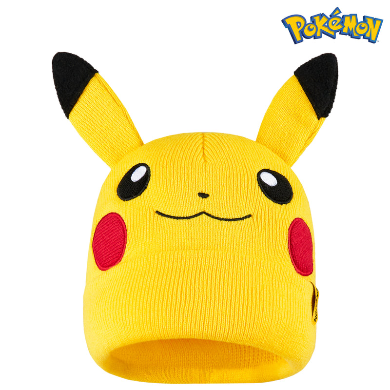 Pokemon Beanie Hat for Kids - Warm Cosy Knitted Winter Hats for Kids - Get Trend