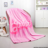 Barbie Soft Fleece Bed Blanket, Cosy Bed Throw 150 x 130cm - Gifts for Her