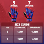 FC Barcelona Goalkeeper Gloves for Kids and Teenagers - Size 5 - Get Trend