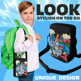 Pokemon Shoulder Bag for Kids & Teens Anime Cross Body Bag Pikachu Gengar Small Bag for Shopping Travel Holiday School for Phone Wallet Gifts for Kids - Get Trend