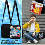 Pokemon Shoulder Bag for Kids & Teens Anime Cross Body Bag Pikachu Gengar Small Bag for Shopping Travel Holiday School for Phone Wallet Gifts for Kids - Get Trend
