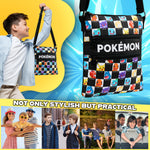 Pokemon Shoulder Bag for Kids & Teens Anime Cross Body Bag Pikachu Gengar Small Bag for Shopping Travel Holiday School for Phone Wallet Gifts for Kids - Get Trend