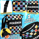 Pokemon Shoulder Bag for Kids & Teens Anime Cross Body Bag Pikachu Gengar Small Bag for Shopping Travel Holiday School for Phone Wallet Gifts for Kids - Get Trend