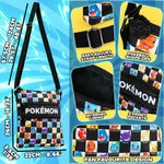 Pokemon Shoulder Bag for Kids & Teens Anime Cross Body Bag Pikachu Gengar Small Bag for Shopping Travel Holiday School for Phone Wallet Gifts for Kids - Get Trend